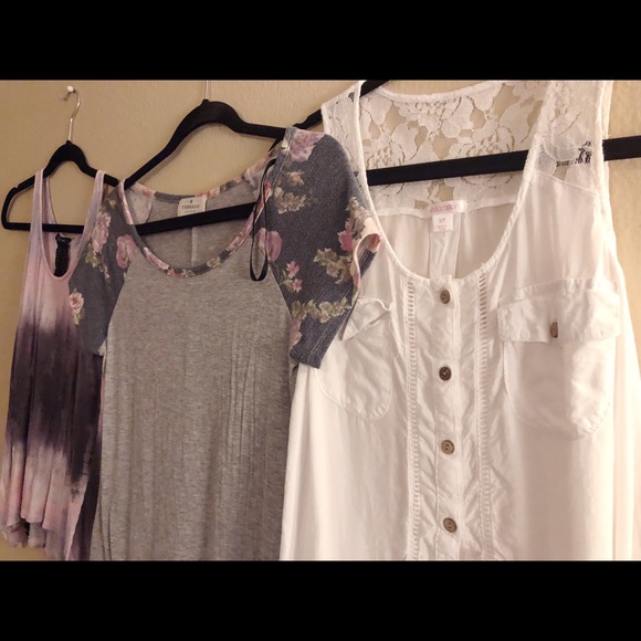 3 tops | 2 tank & 1 tee | come as a trio! - Picture 2 of 5